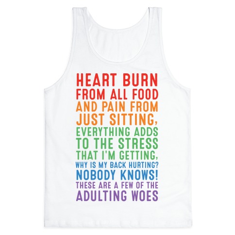 These Are A Few Of The Adulting Woes Tank Top