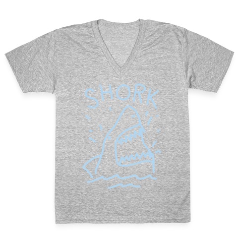 Shork Shark V-Neck Tee Shirt