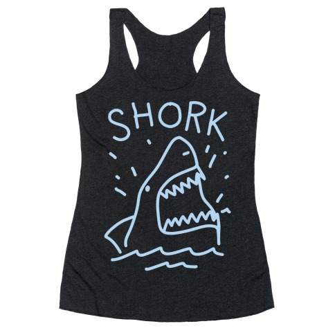 Shork Shark Racerback Tank Top