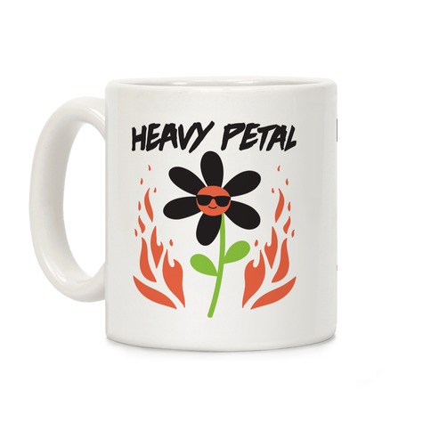 Heavy Petal Flower Coffee Mug