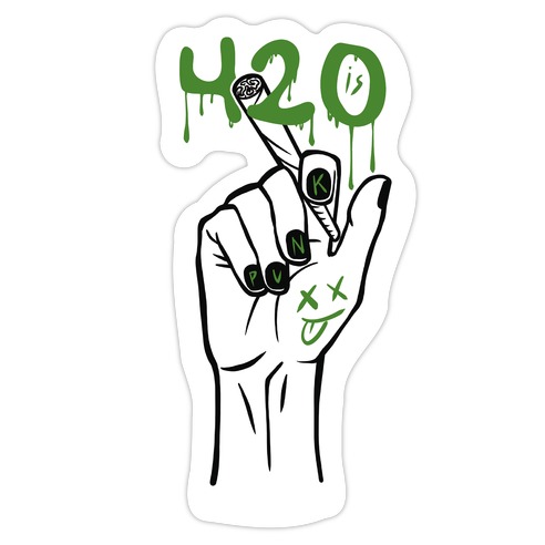 420 Is Punk Die Cut Sticker