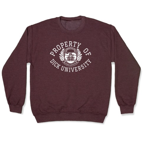 Property Of Dick University Pullover