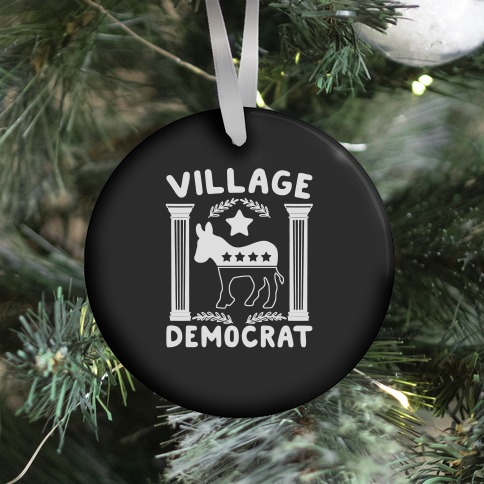 Village Democrat Ornament