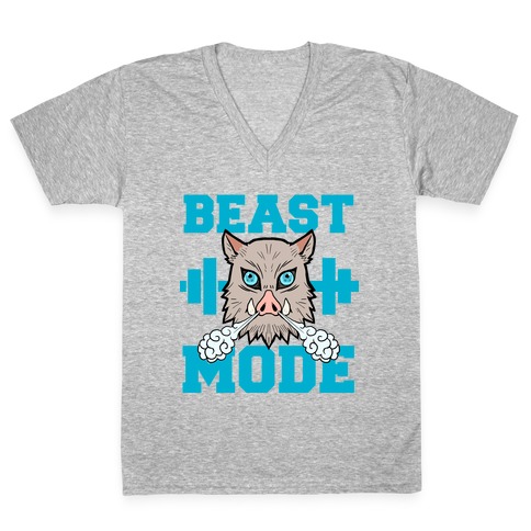 Beast Mode Inosuke V-Neck Tee Shirt