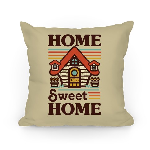 Home Sweet Home Animal Crossing Pillow