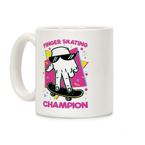 Finger Skating Champion Coffee Mug