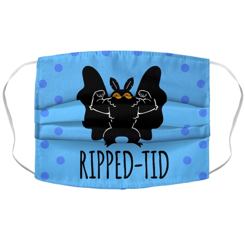 Ripped-tid Accordion Face Mask