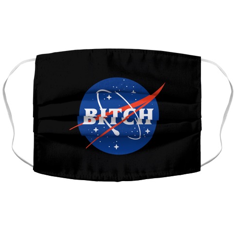 Bitch Space Program Logo Accordion Face Mask
