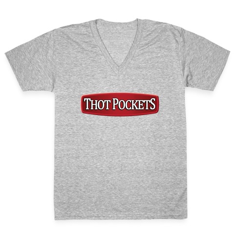 Thot Pockets V-Neck Tee Shirt