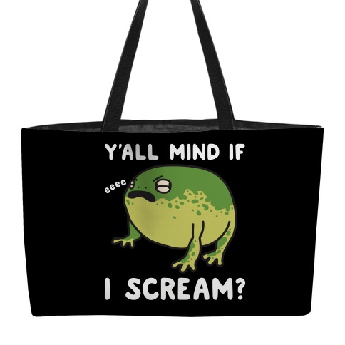 Frog Tote Bag, My Toad Bag