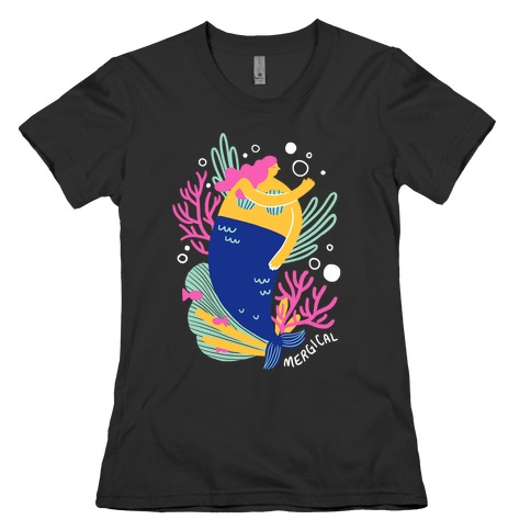 Mergical Mermaid Womens T-Shirt