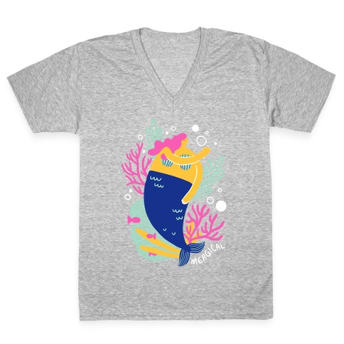 Mergical Mermaid V-Neck Tee Shirt