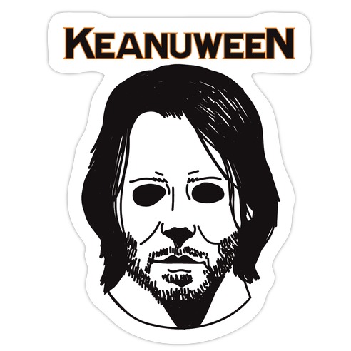 Keanuween - Keanu Halloween Die Cut Sticker