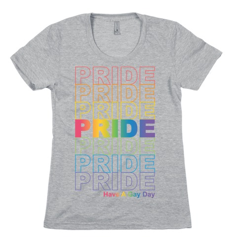 Pride Thank You Bag Parody Womens T-Shirt