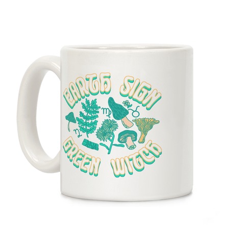 Earth Sign Green Witch Coffee Mug