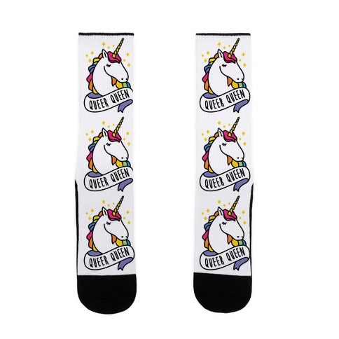 Queer Queen Unicorn Sock