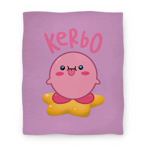 Kerbo Derpy Kirby Blanket