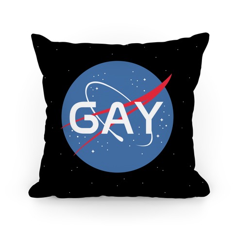 Gay Nasa Parody Pillow