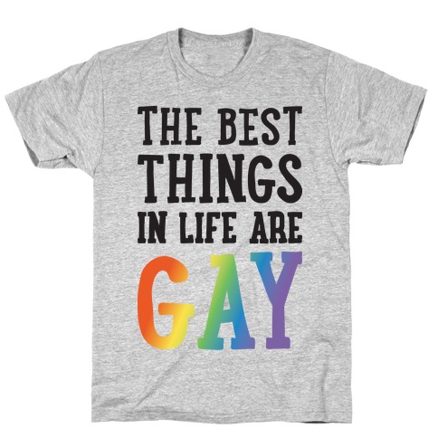 The Best Things In Life Are Gay T-Shirt