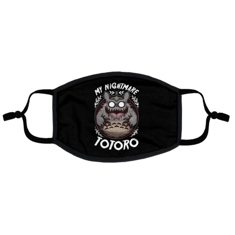 My Nightmare Totoro Flat Face Mask