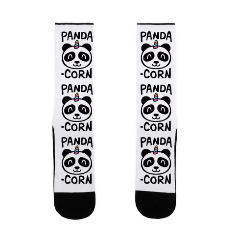 Panda-Corn Sock