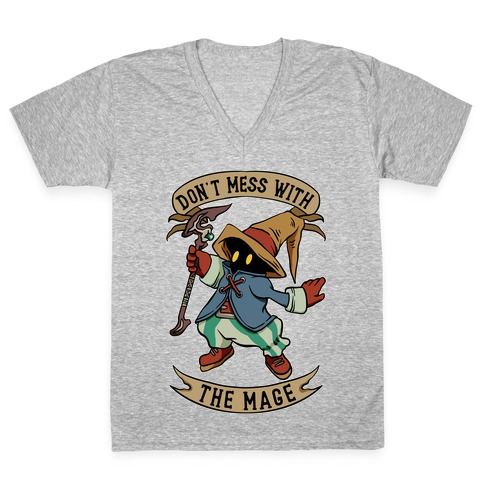 Don't Mess With the Mage Vivi V-Neck Tee Shirt