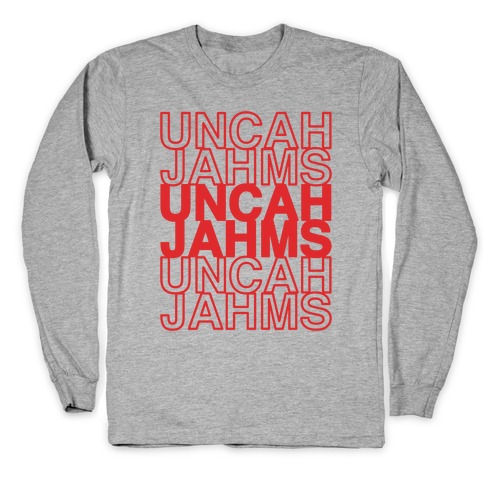 Uncah Jahms Uncut Gems Parody Long Sleeve T-Shirt