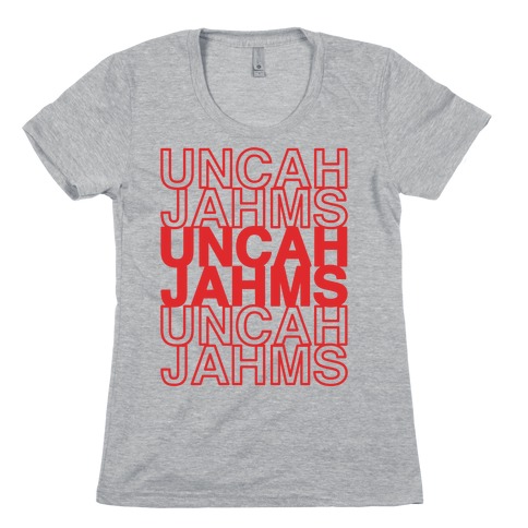 Uncah Jahms Uncut Gems Parody Womens T-Shirt