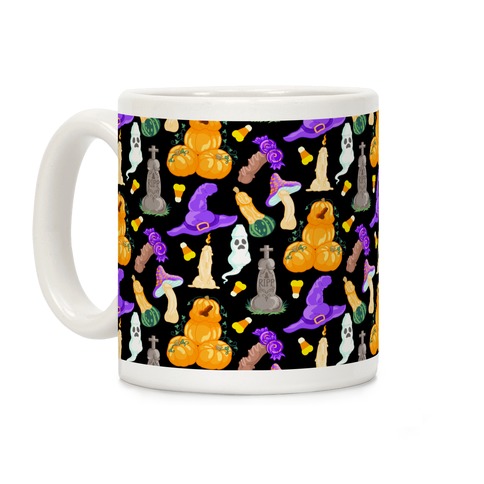 Halloween Peens Pattern Coffee Mug