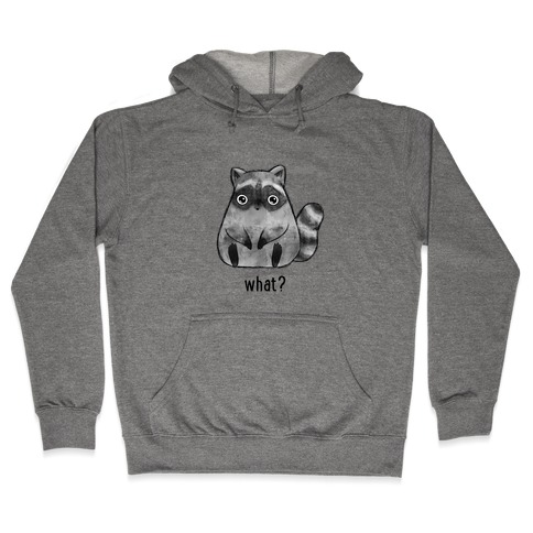 Sassy Cute Raccoon Hooded Sweatshirt