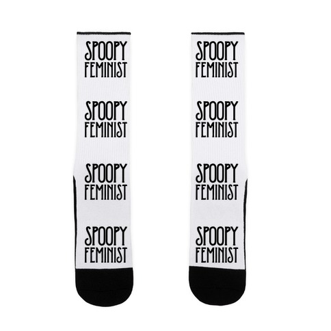 Spoopy Feminist Sock