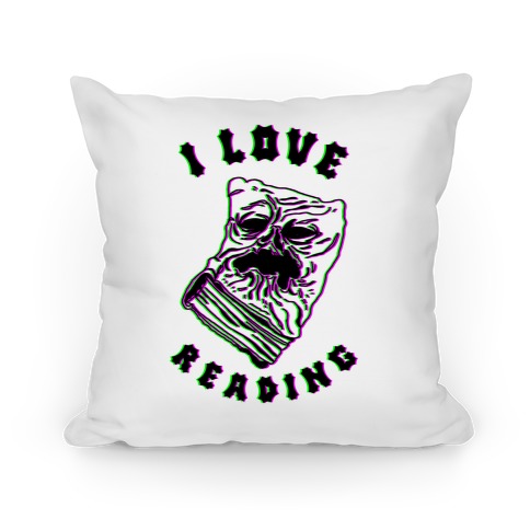 I Love Reading (The Necronomicon) Pillow