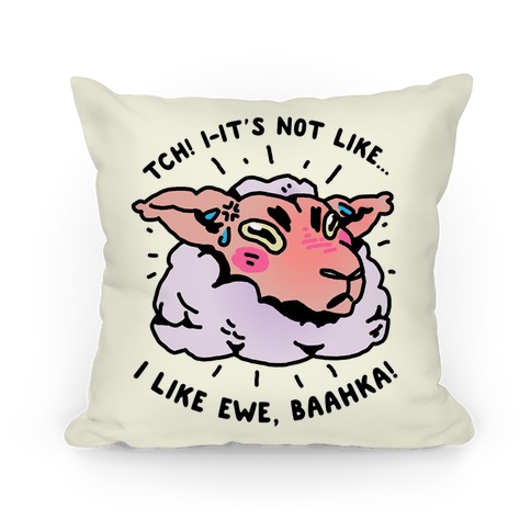 Tsundere Sheep Pillow
