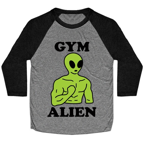 Gym Alien Baseball Tee