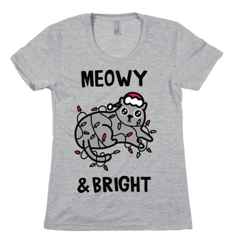 Meowy & Bright Womens T-Shirt