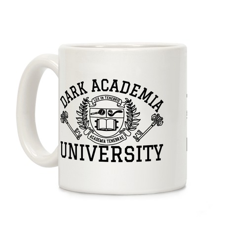 Dark Academia University Coffee Mug