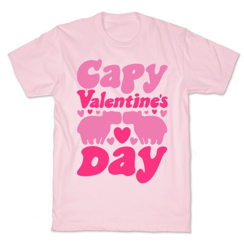 Capy Valentine's Day Capybara Parody T-Shirt