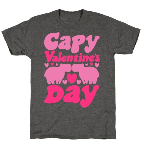 Capy Valentine's Day Capybara Parody T-Shirt