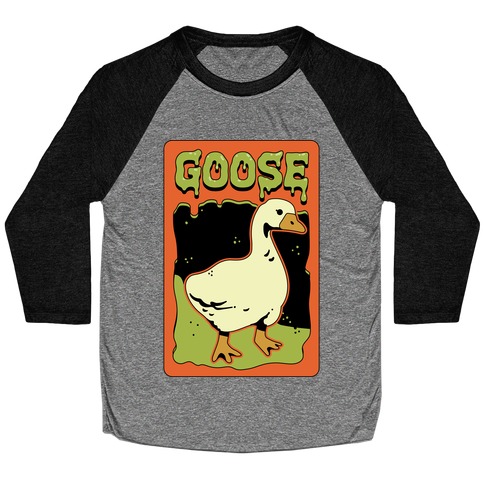 Goose Horror Parody Baseball Tee