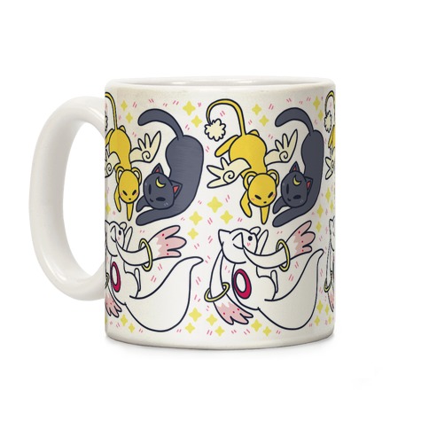Magical Mascots - Luna, Kero and Kyubey Coffee Mug