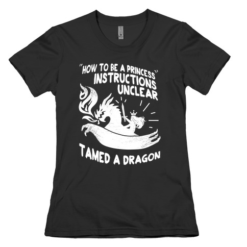 Instructions Unclear, Tamed Dragon Womens T-Shirt