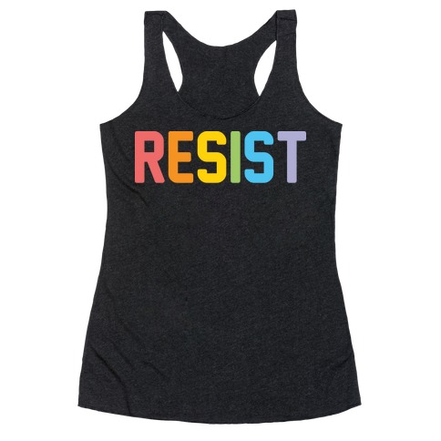 LGBTQ+ Resist Racerback Tank Top