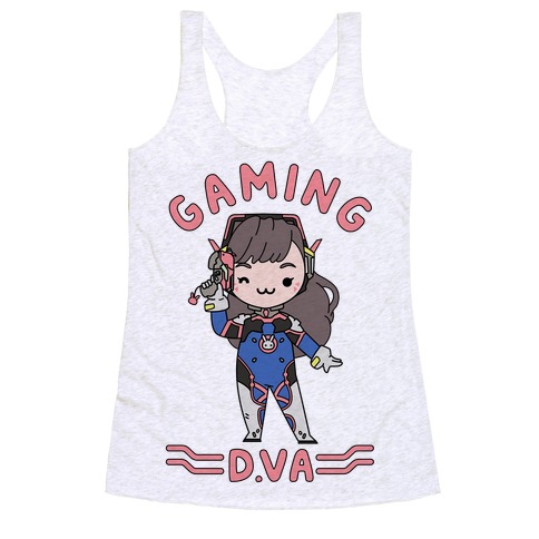 Gaming D.Va Racerback Tank Tops | LookHUMAN