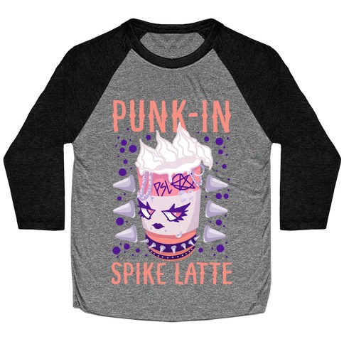 Punk-In Spike Latte Baseball Tee