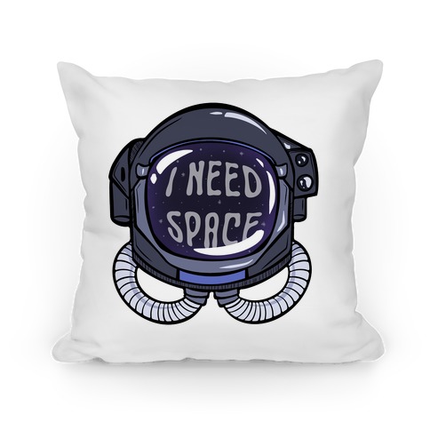 I Need Space Astro Head Pillow
