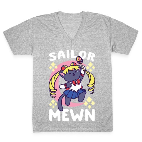 Sailor Mewn V-Neck Tee Shirt