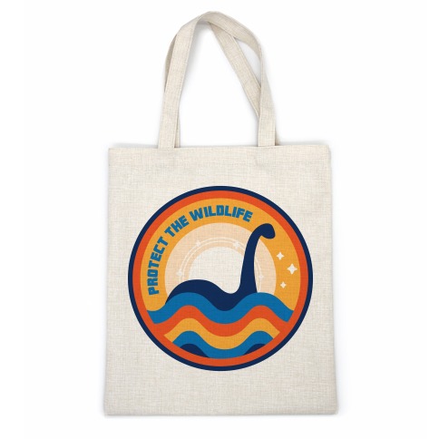 Protect The Wildlife - Nessie, Loch Ness Monster Casual Tote