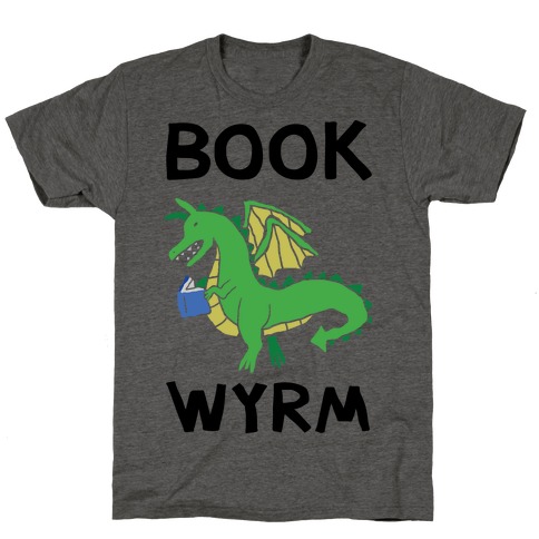 Book Wyrm Dragon T-Shirt