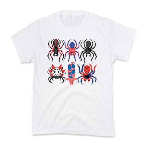 Into the Spiderverse Pattern Kids T-Shirt