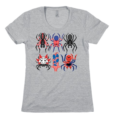 Into the Spiderverse Pattern Womens T-Shirt